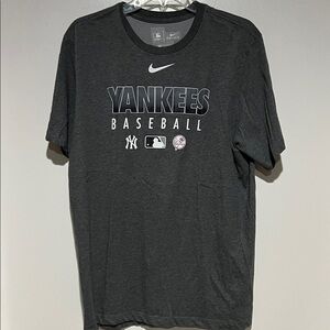 Nike Dark Gray Yankees Baseball Tee